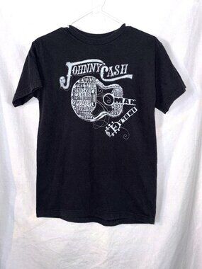 WOMENS JOHNNY CASH SHORT SLEEVE T-SHIRT SIZE LARGE